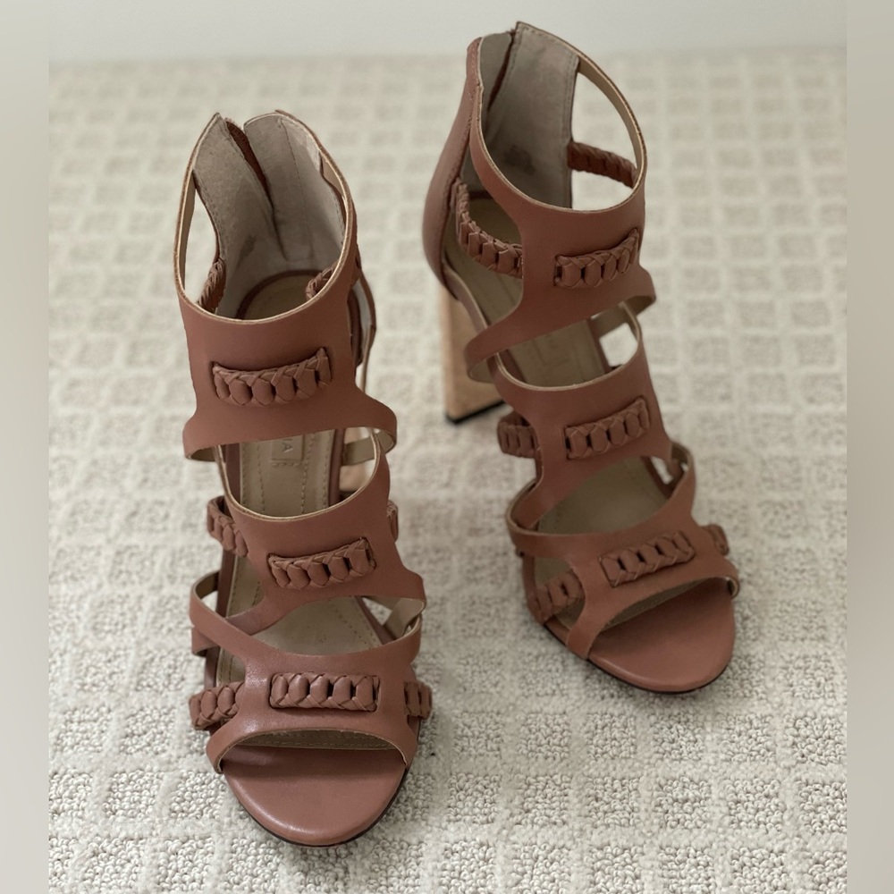 Tan leather sandal